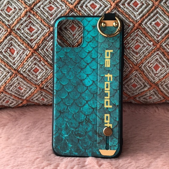 LAST ONE- For iPhone 11 PRO phone case kickstand strap keychain ring - Picture 13 of 14